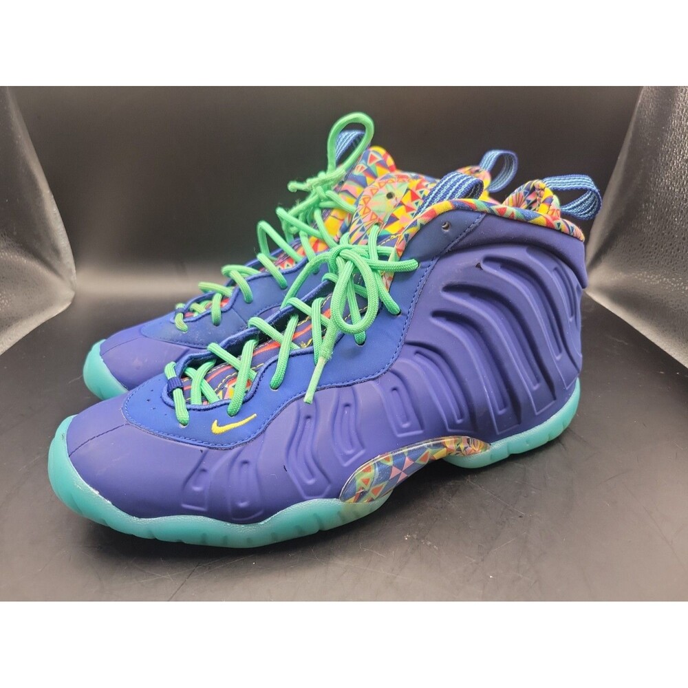Nike Little Posite One PS Blue Kaleidoscope Shoes DZ5190-400 Size 6.5Y